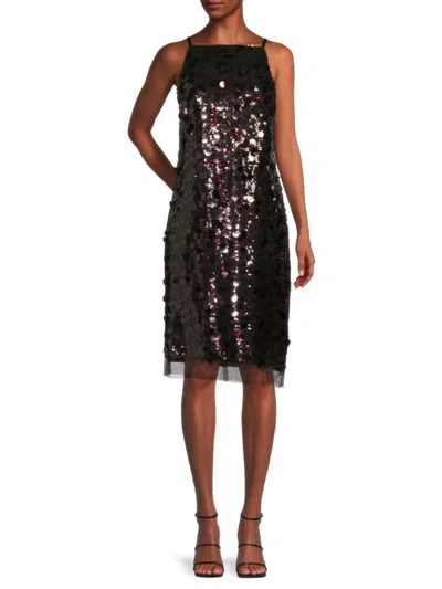 DKNY WOMEN'S SEQUIN SLEEVELESS DRESS