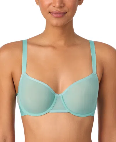 Dkny Women's Sheers Unlined Demi Bra, Dk4085 In Blue