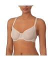 Dkny Women's Sheers Unlined Demi Bra, Dk4085 In Cashmere