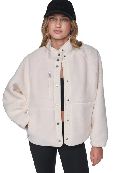 Dkny Women's Sherpa Jacket In Neutral