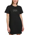 Dkny Subway Tile Logo T-shirt In Black