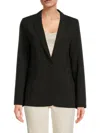 Dkny Women's Single Button Blazer In Black