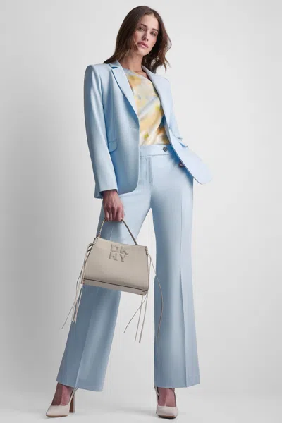 Dkny Women's Single Button Front Blazer In Blue