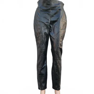 Dkny Women's Skinny Faux-leather Pants In Black