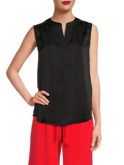 Dkny Women's Sleeveless Blouse In Black