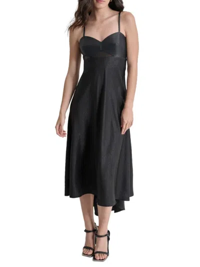 Dkny Women's Sleeveless Satin Slipdress