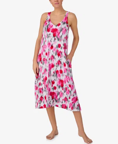 Dkny Women's Sleeveless Short Chemise Night Dress In Multi