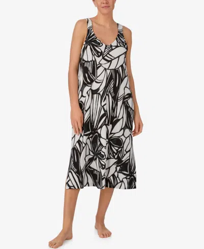 Dkny Women's Sleeveless Short Chemise Night Dress In Black
