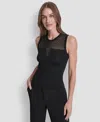 Dkny Women's Sleeveless Sweater In Black