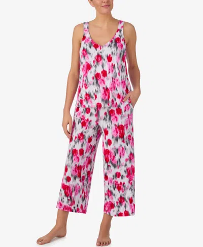 Dkny Women's Sleeveless Tank Top And Crop Pants, 2-piece Set In Multi