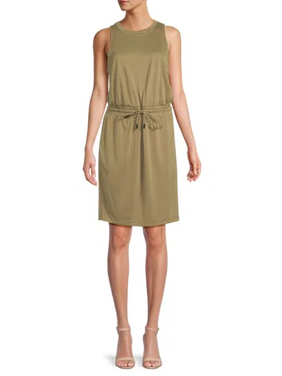 Dkny Women's Sleeveless Tie-waist Dress