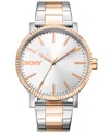 Dkny Women's Soho Maxi Rose Gold-tone Stainless Steel Bracelet Watch, 40mm
