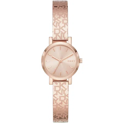 Dkny Women's Soho Rose Gold Dial Watch