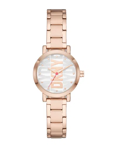 Dkny Women's Soho Watch In Gold