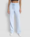 Dkny Women's Sport Stacked Transfer Logo Track Pants In Blue