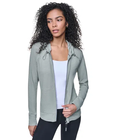 Dkny Women's Sport Zip-front Hoodie Jacket In Green