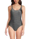 Dkny Women's Starburst One Piece Swimsuit