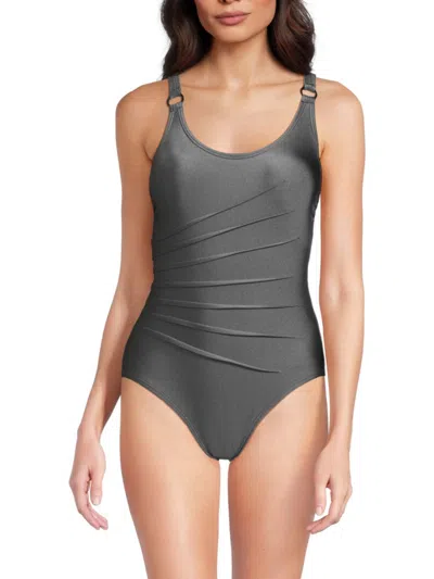 Dkny Women's Starburst One Piece Swimsuit