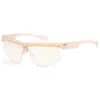 Dkny Women's 66mm Beige Sunglasses In Brown