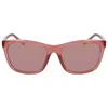 Dkny Women's 55mm Crystal Blush Sunglasses In Brown