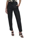 Dkny Women's Taffeta Cargo Tapered Woven Pants