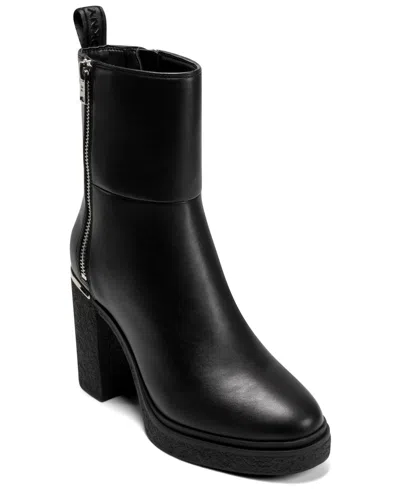 Dkny Women's Talley Platform Booties In Black