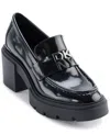 Dkny Texas Platform Bit Loafer In Black