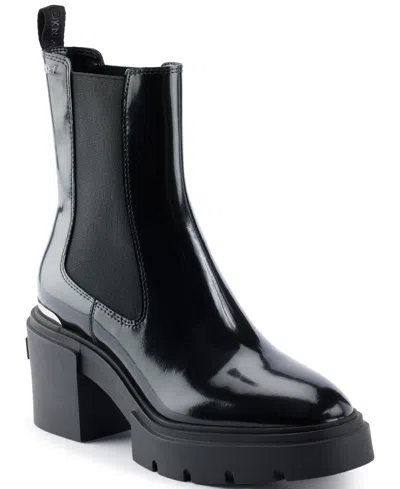 DKNY WOMEN'S THANA PLATFORM CHELSEA BOOTIES