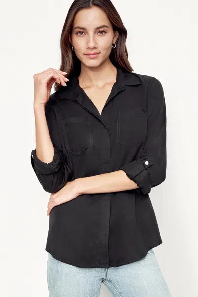 Dkny Women's The Live-in Shirt In Black