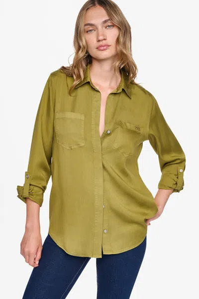 Dkny Women's The Live-in Shirt In Green