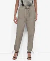 Dkny Women's Tie-front Cargo Pants In Vintage Khaki