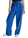 Dkny Women's Tie Front Trousers In Lapis Blue