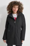 Dkny Women's Valboa Lined Soft Shell Jacket In Black