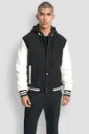 Dkny Women's Varsity Jacket In Black