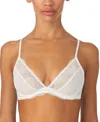 Dkny Wave Underwire Lace Bra In Snow
