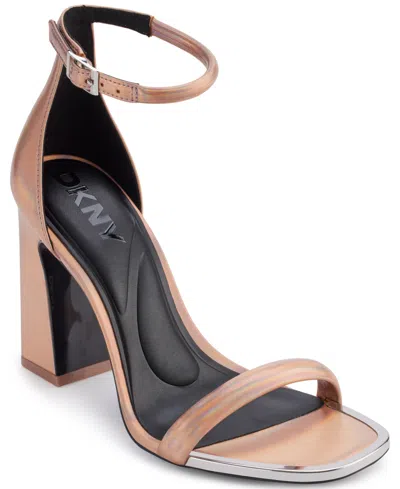 DKNY WOMEN'S WAYLIN ANKLE STRAP DRESS SANDALS