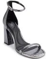 Dkny Waylin Ankle Strap Sandal In Nickel