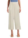 Dkny Women's Wide Leg Ankle Pants In Brown