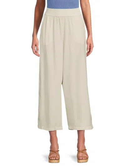 Dkny Women's Wide Leg Ankle Pants