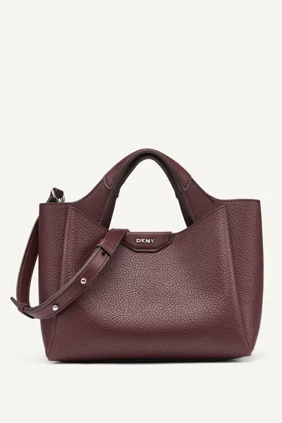 Dkny Women's Willa Mini Satchel In Burgundy