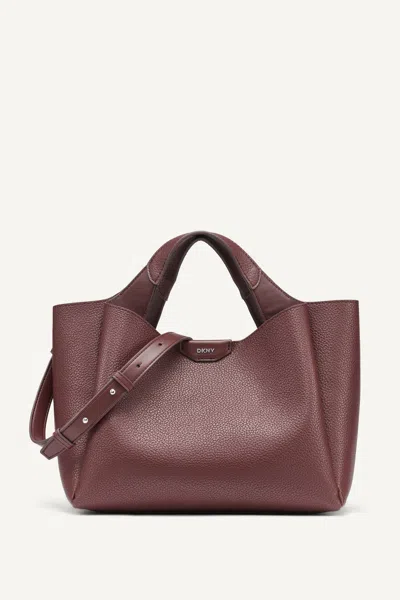 Dkny Women's Willa Satchel In Burgundy