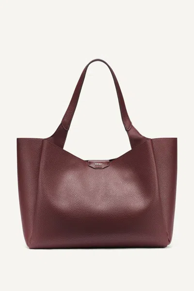 Dkny Women's Willa Tote In Burgundy