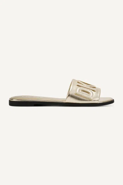 Dkny Women's Willow Flat Slide In Silver