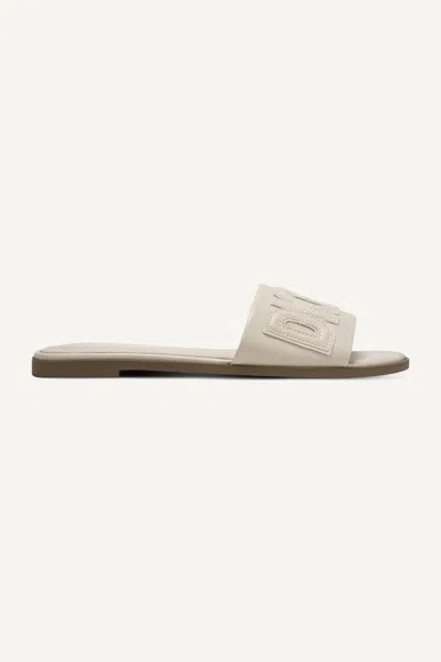 Dkny Women's Willow Flat Slide In White