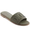 Dkny Willow Slide Sandal In Green
