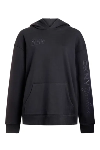 Dkny Women's X Yankees Embellished Hoodie In Black