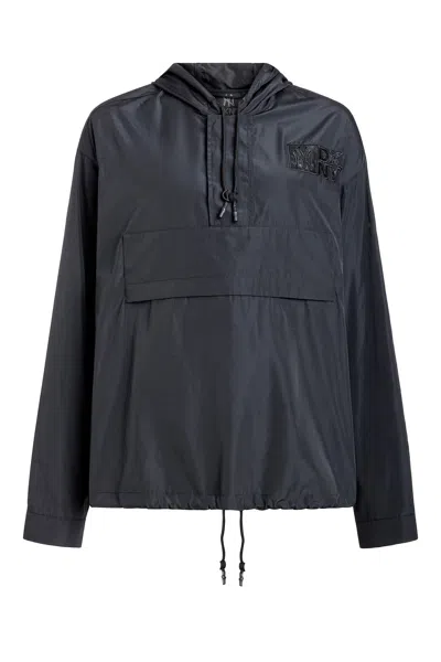 Dkny Women's X Yankees Half-zip Jacket In Black