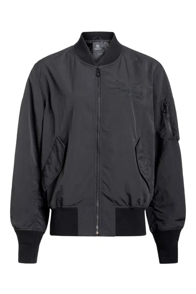 Dkny Women's X Yankees Player's Jacket In Black