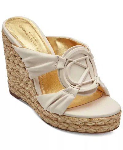 Dkny Women's Yaneli Wedge Espadrille In Bone