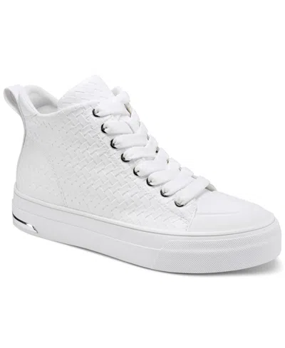 Dkny Women's Yaser Lace-up Sneakers In White